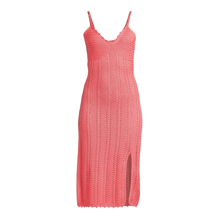 Madden NYC Juniors’ Sleeveless Crochet Dress, Sizes XS-XXXL | Walmart (US)