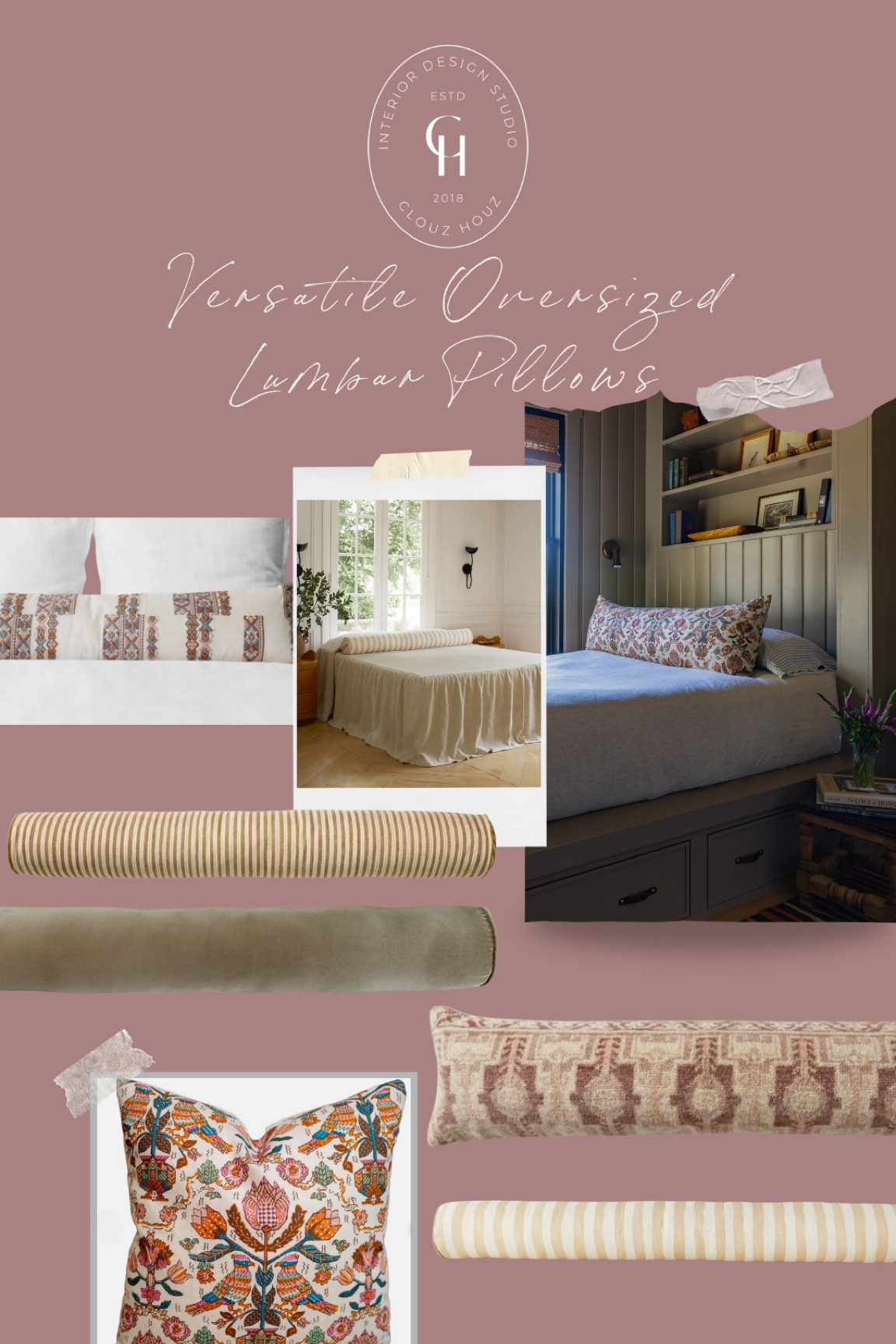 Simplify your bed: the 3/4 pillow rule!

Gone are the days of over-layered beds… piling in three throws, two shams, a bolster, and countless accent cushions. Instead try two shams and a single statement bolster—clean, classic, and effortless!

BTW: The vibrant Alice Sergeant printed one is customizable to any size you need! 

#LTKHome #LTKSeasonal #LTKStyleTip