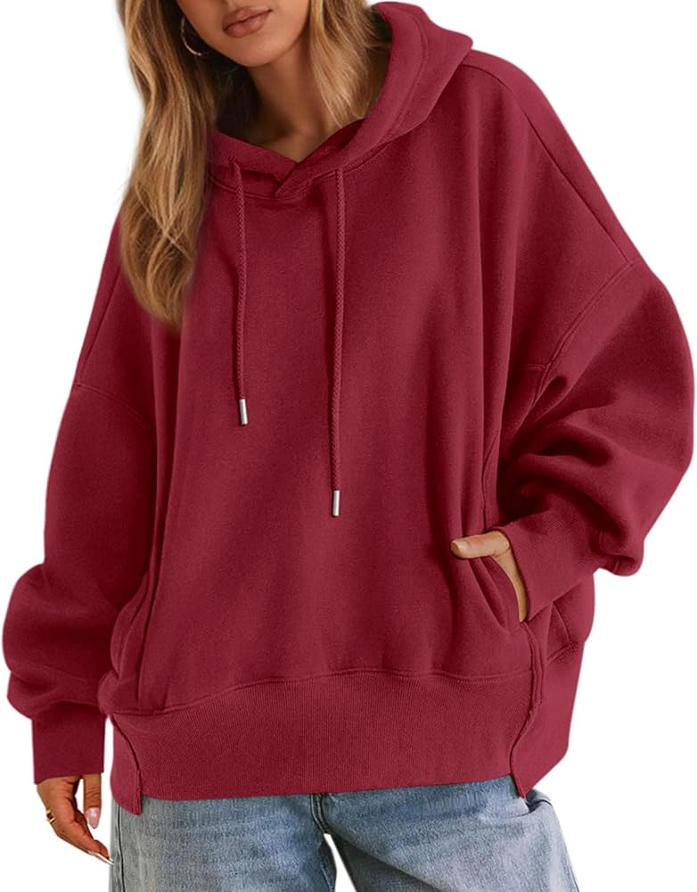 PRETTYGARDEN Womens 2025 Oversized Hoodies Sweatshirt Long Sleeve Loose Fit Going Out Tops Trendy... | Amazon (US)