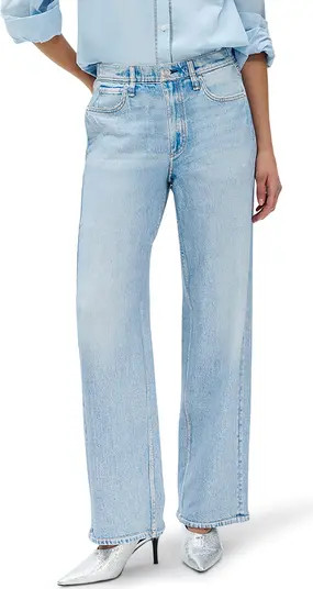 rag & bone Miramar Wide Leg Cotton Terry Sweatpant Jeans | Nordstrom | Nordstrom