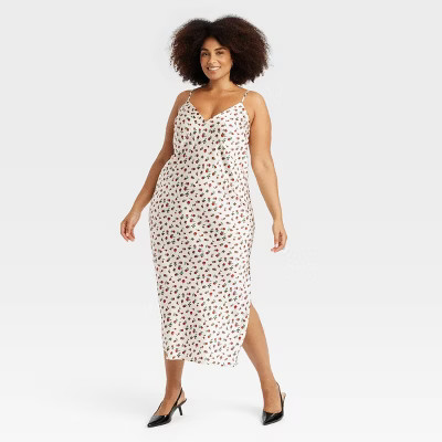 Women's Midi Slip Dress - A New Day™ | Target