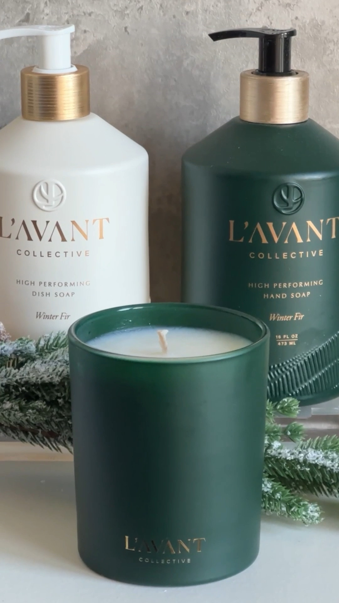 🌲✨ I’m bringing the holidays sink side with the limited edition Winter Fir scent from @lavantcollective 
Their high-performing dish soap and hand soap are the perfect eco-friendly luxury to cozy up your countertops all winter long. ❄️ With subtle notes of cedar, fir, balsam, and sandalwood, this lush scent is just right for the season. Plus, their nontoxic, plant-based ingredients are safe for people, pets, and the planet. Treat yourself and someone special with this holiday duo! Use code LEAURA20 for a special discount! 🎁 #lavantcollective  

#LTKHoliday #LTKGiftGuide #LTKHome