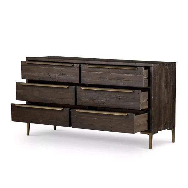 Wyeth 6 Drawer Dresser Dark Carbon | Scout & Nimble
