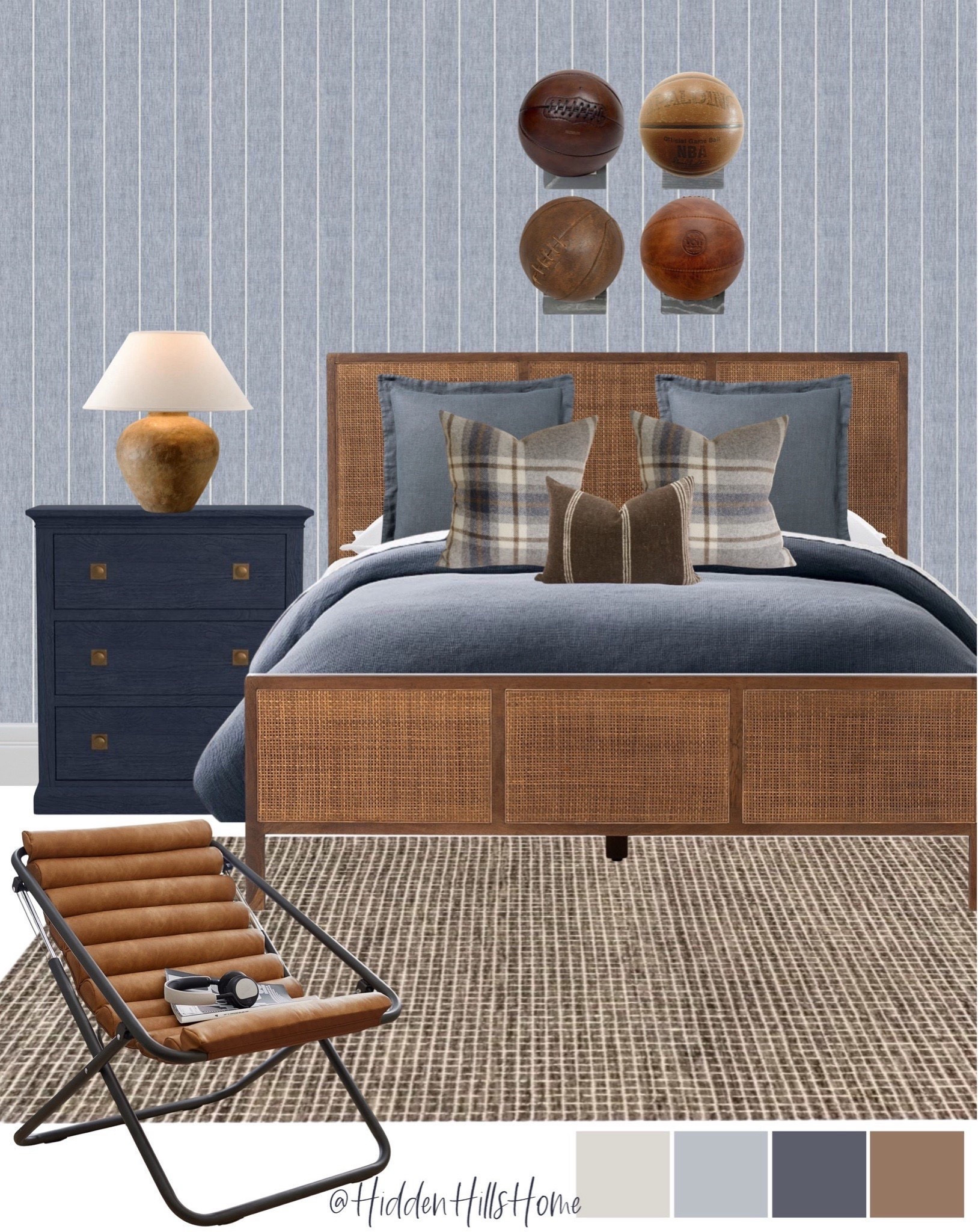 Boys bedroom mood board, basketball bedroom design ideas, modern classic boys bedroom mood board #teen

#LTKHome #LTKGiftGuide #LTKKids