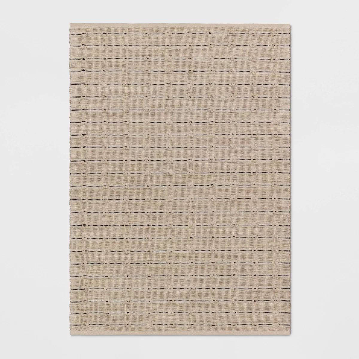 Woven Striped Flatweave Rug Black/Cream - Threshold™ | Target