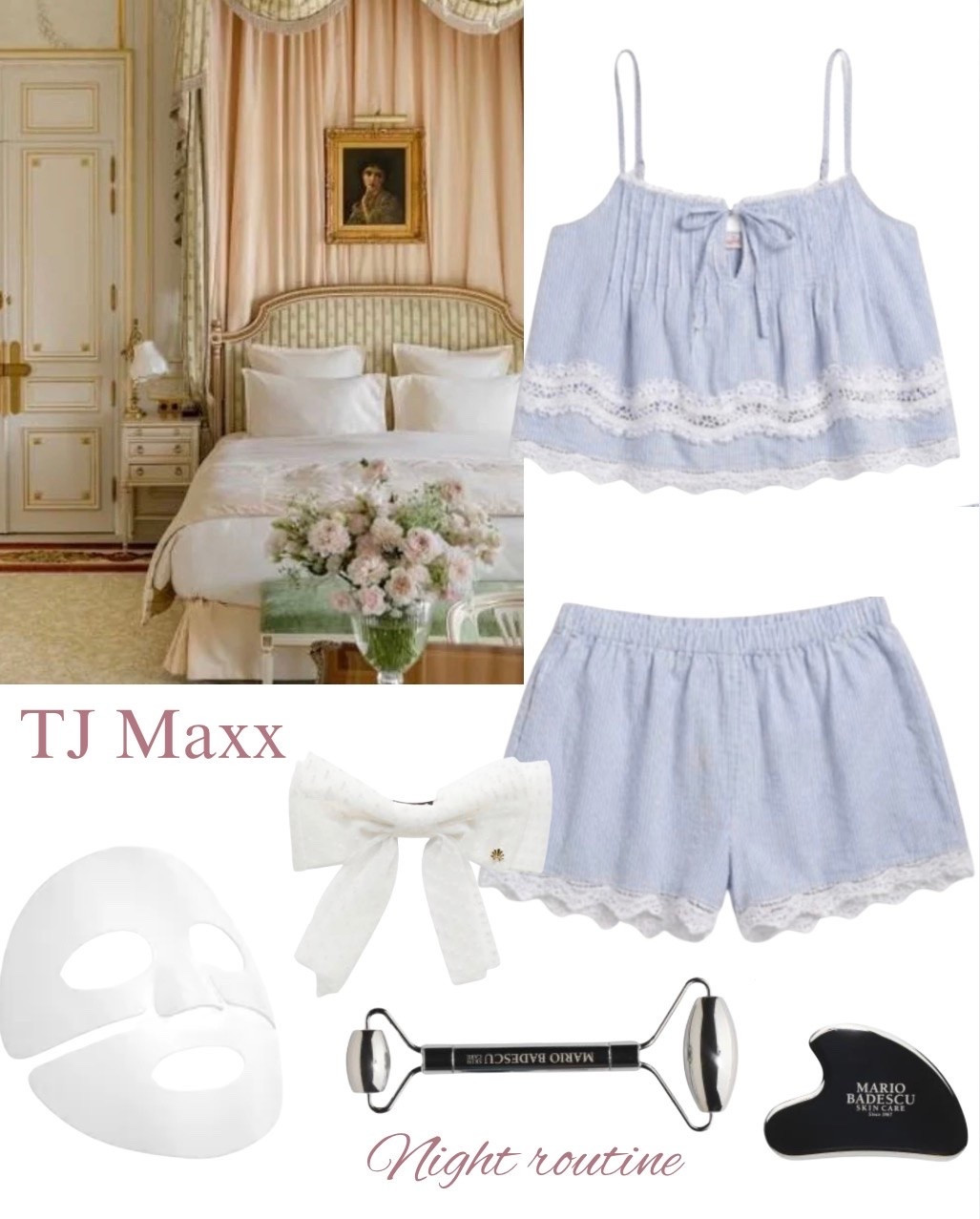 Pajamas, night routine, skincare, beauty.

#LTKselfcare #LTKSaleAlert #LTKOver40