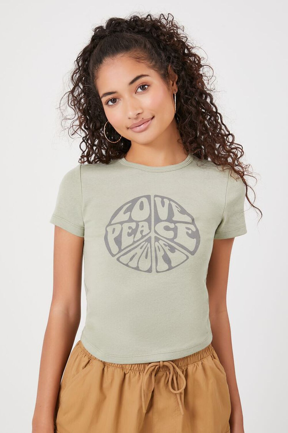 Love Peace Hope Graphic Baby Tee | Forever 21 (US)