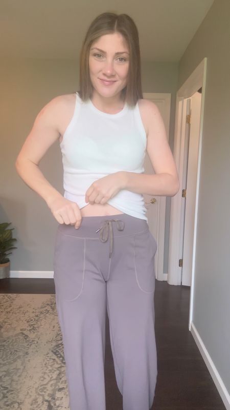 Comment “SPORTSWEAR” to shop. ✨ If you are looking for high quality, affordable sportswear look no further!! I have worn these pants basically all week and the best part is they come in 33” inseam for all of my tall girls!! 🙌🏻 Use code: G4FREE10 for 10% off all sportswear. 

#LTKfindsunder50 #LTKfitness #LTKfindsunder100