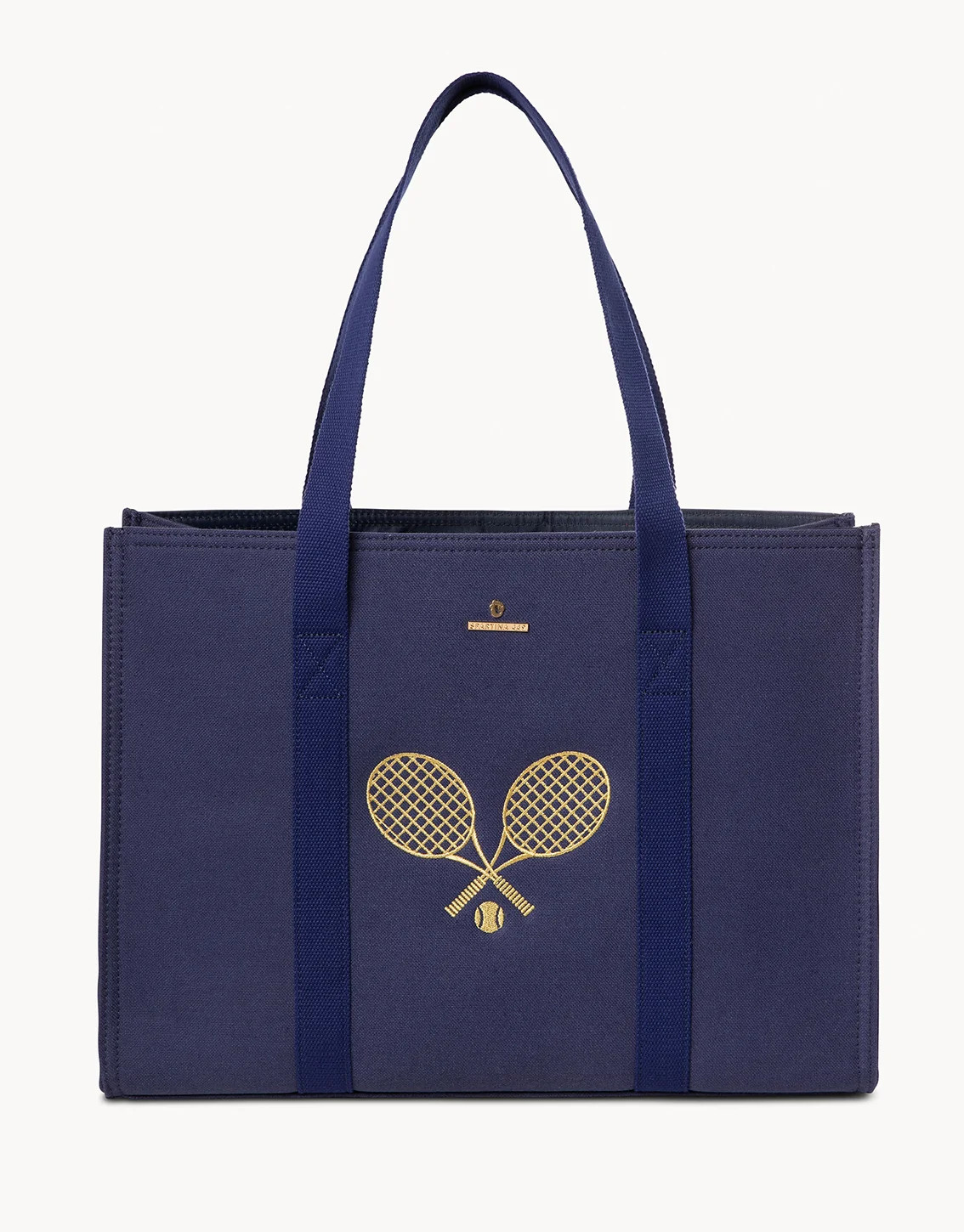 Navy Carry All Tote Duel Tennis Rackets | Spartina 449