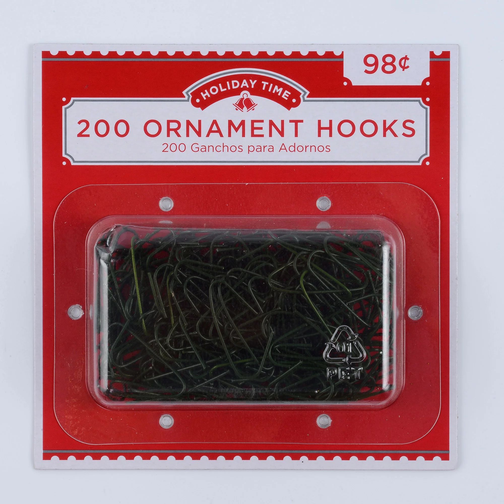 Holiday Time Ornament Hooks, 200 Count | Walmart (US)