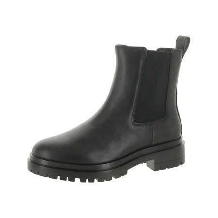 Lauren Ralph Lauren Womens Corinne Leather Booties Chelsea Boots | Walmart (US)