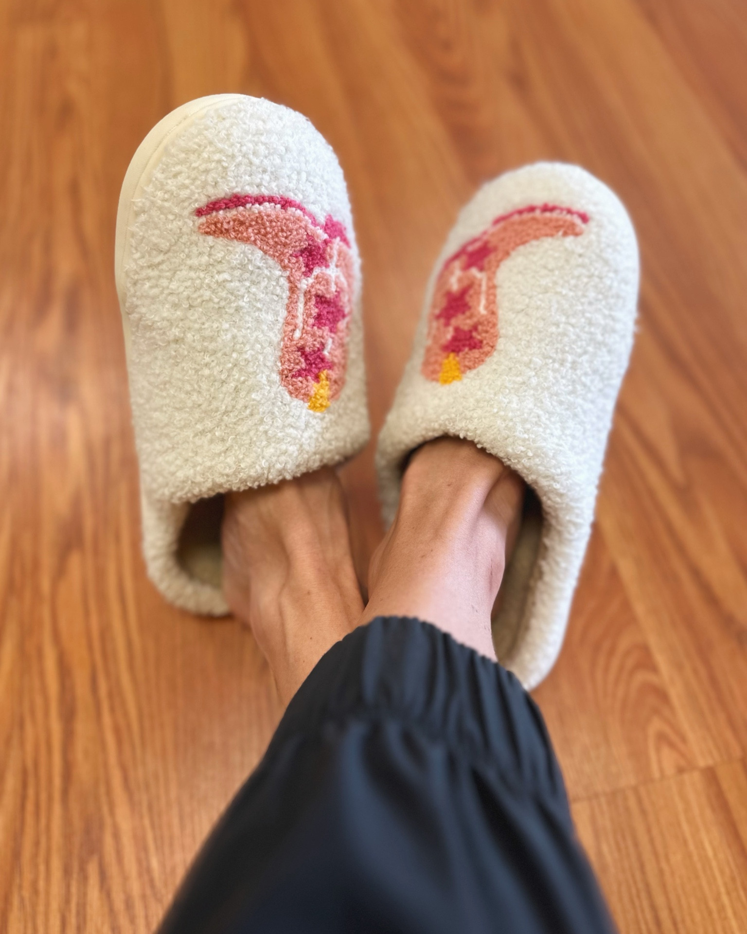 The cutest and comfiest Amazon slippers!! 🤍🤠 #cowgirl #boots #pink #preppy #amazon

#LTKHome #LTKSaleAlert #LTKShoeCrush