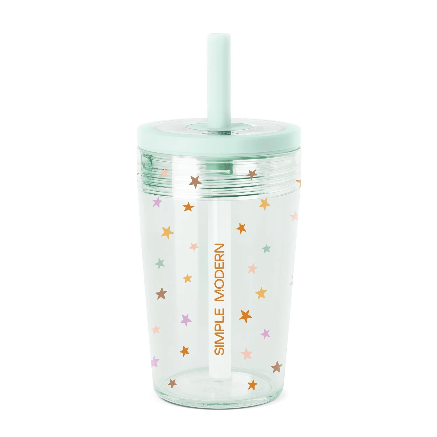 Simple Modern 12 fl oz Tritan Plastic Junior Tumbler with Silicone Straw Lid | Stars | Walmart (US)