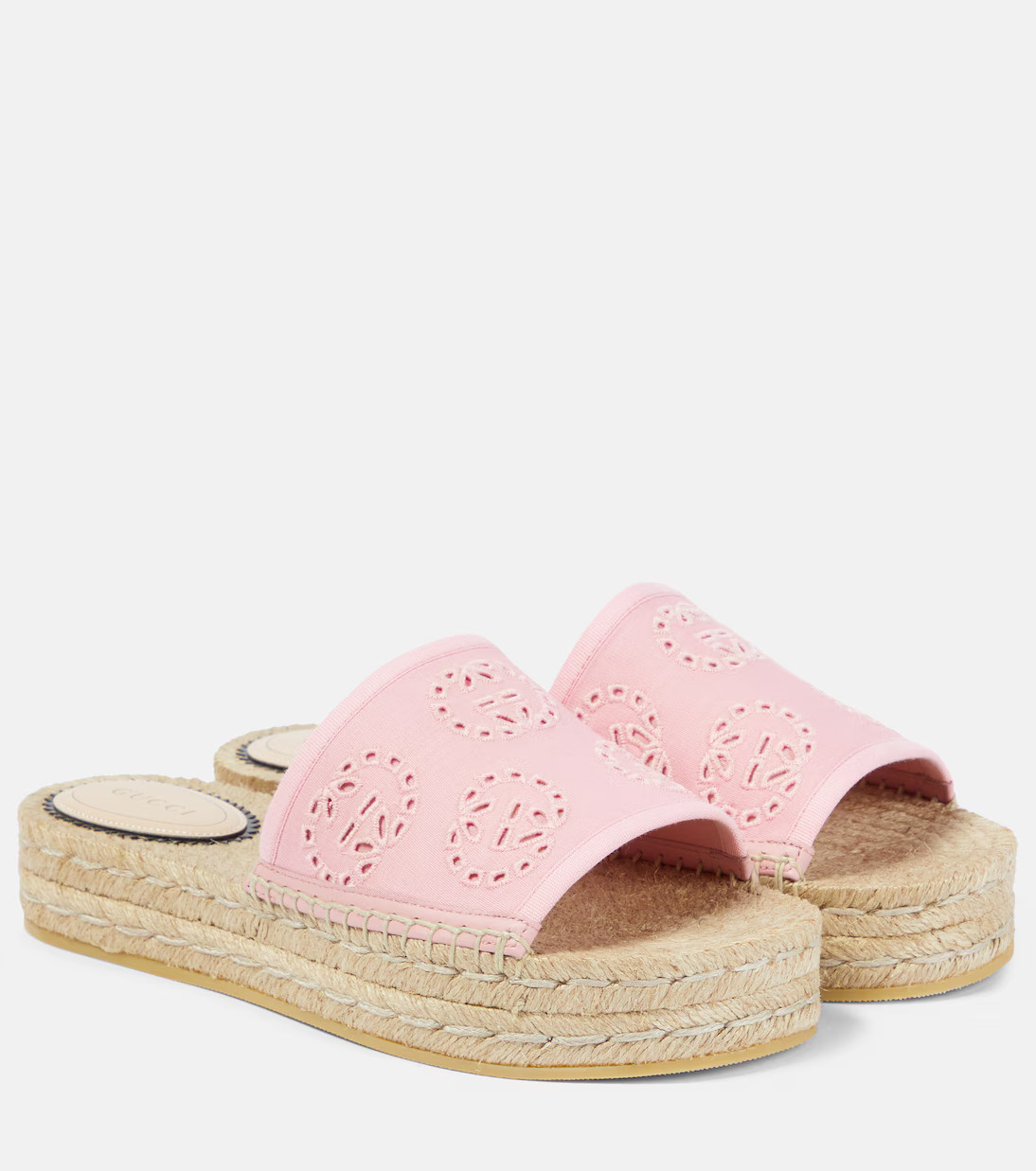 Espadrille-Pantoletten Interlocking G | Mytheresa (DACH)