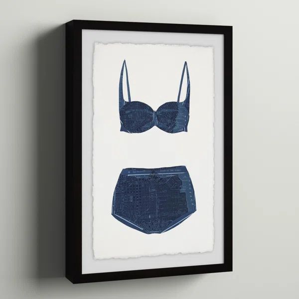 Bikini by Marmont Hill - Picture Frame Print | Wayfair North America