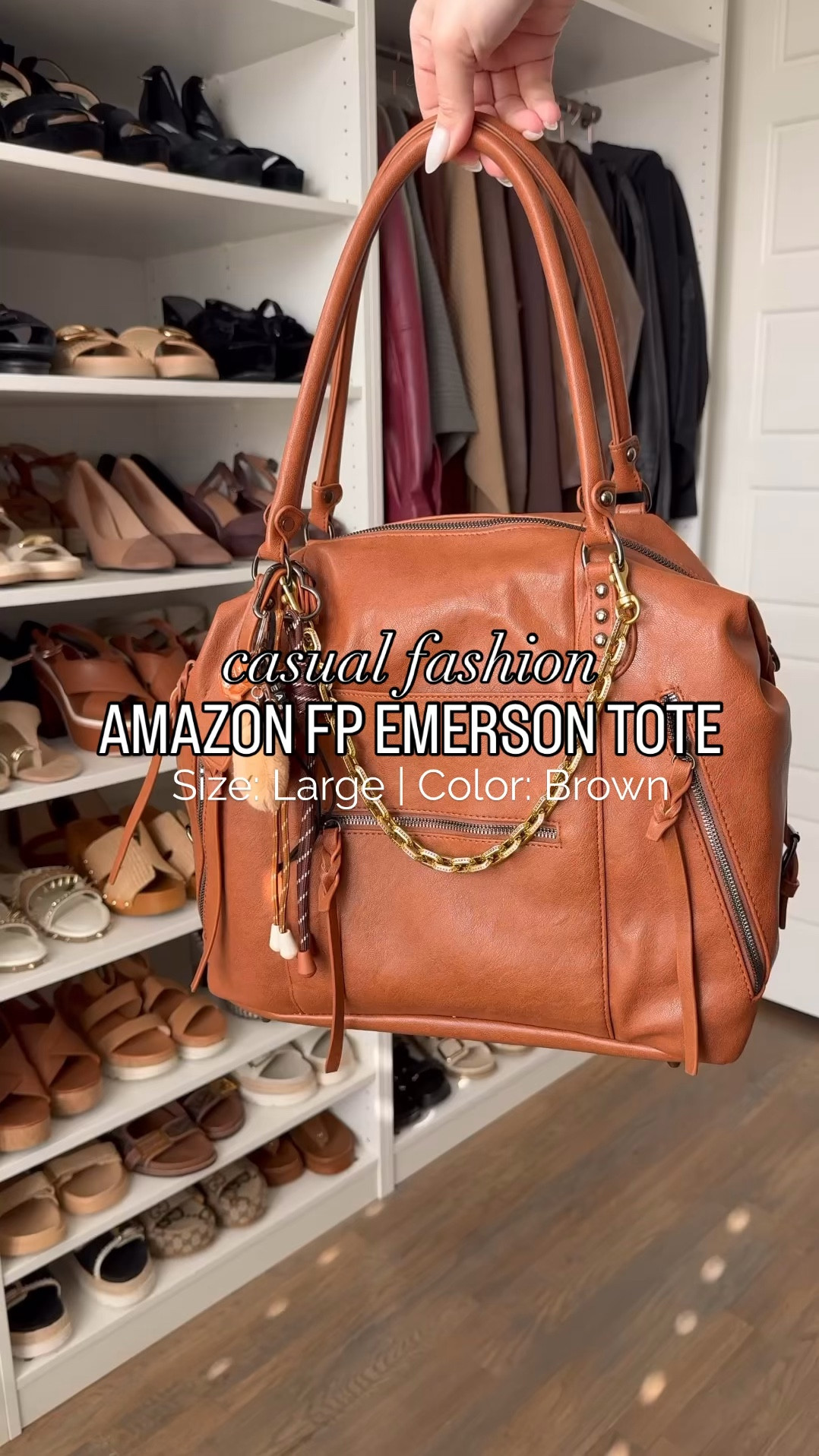 This is the Amazon version of the viral Free People Emerson tote bag that costs almost $250 and it is IDENTICAL! This is the large size but comes in a smaller version too and multiple colors. 

Size: Large
Color: Brown
Organizer: XL

millennial fashion, mom style, leggings outfit, Amazon fashion, midsize style, midsize mom style, updating my wardrobe, trendy style, cozy style, school pickup outfit

#midsizefashion #midsizestyle #amazonfashion #fashionreels #casualfashion

#LTKgrwm #LTKdayinmylife #LTKootd
