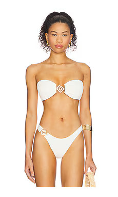 LSPACE x Rails Aziza Bikini Top in Cream from Revolve.com | Revolve Clothing (Global)