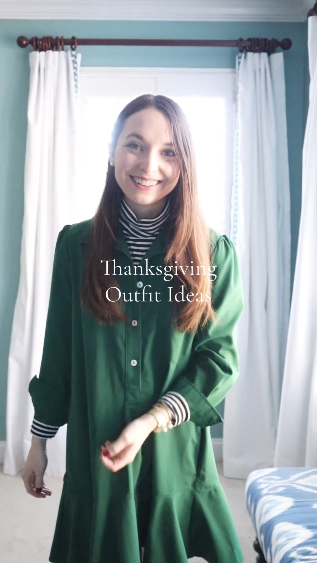A few Thanksgiving outfit ideas ranging from dressy to comfy!