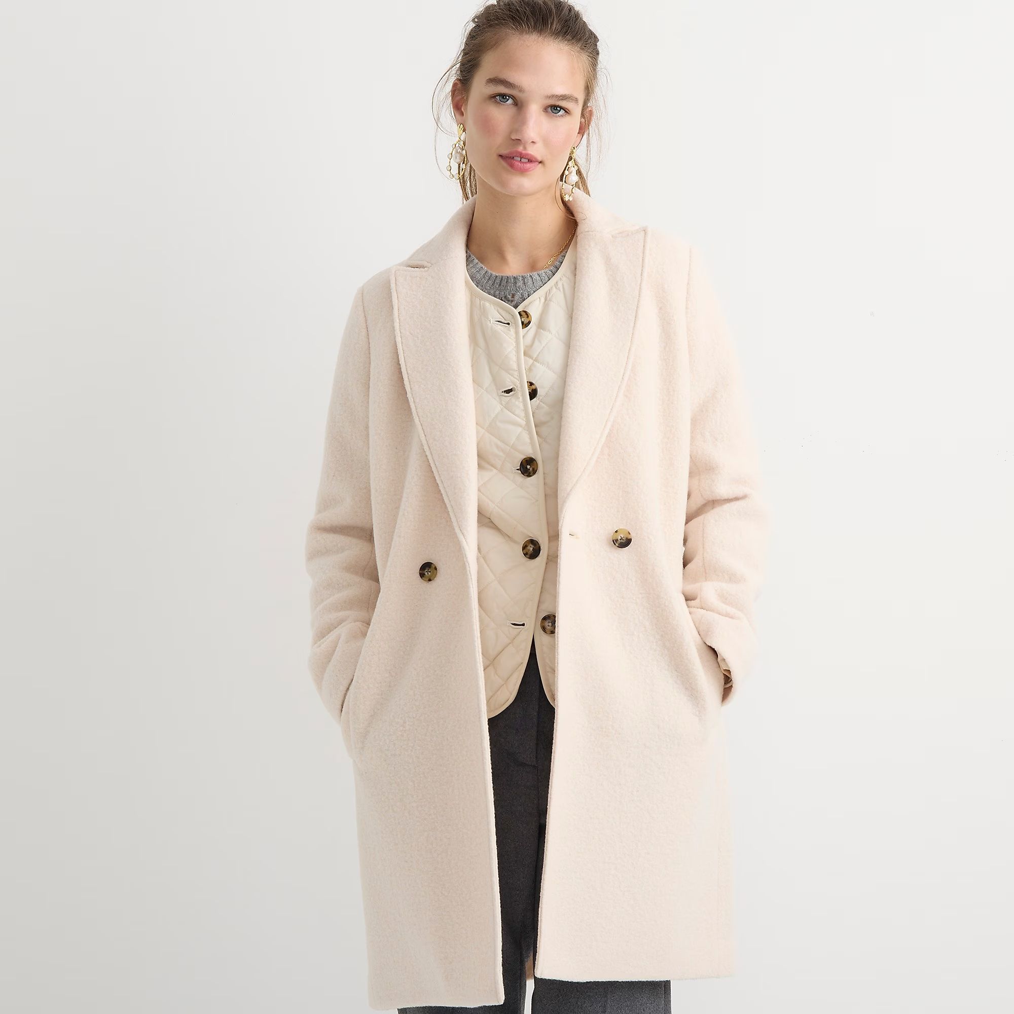 New Daphne topcoat in Italian boiled wool | J.Crew US