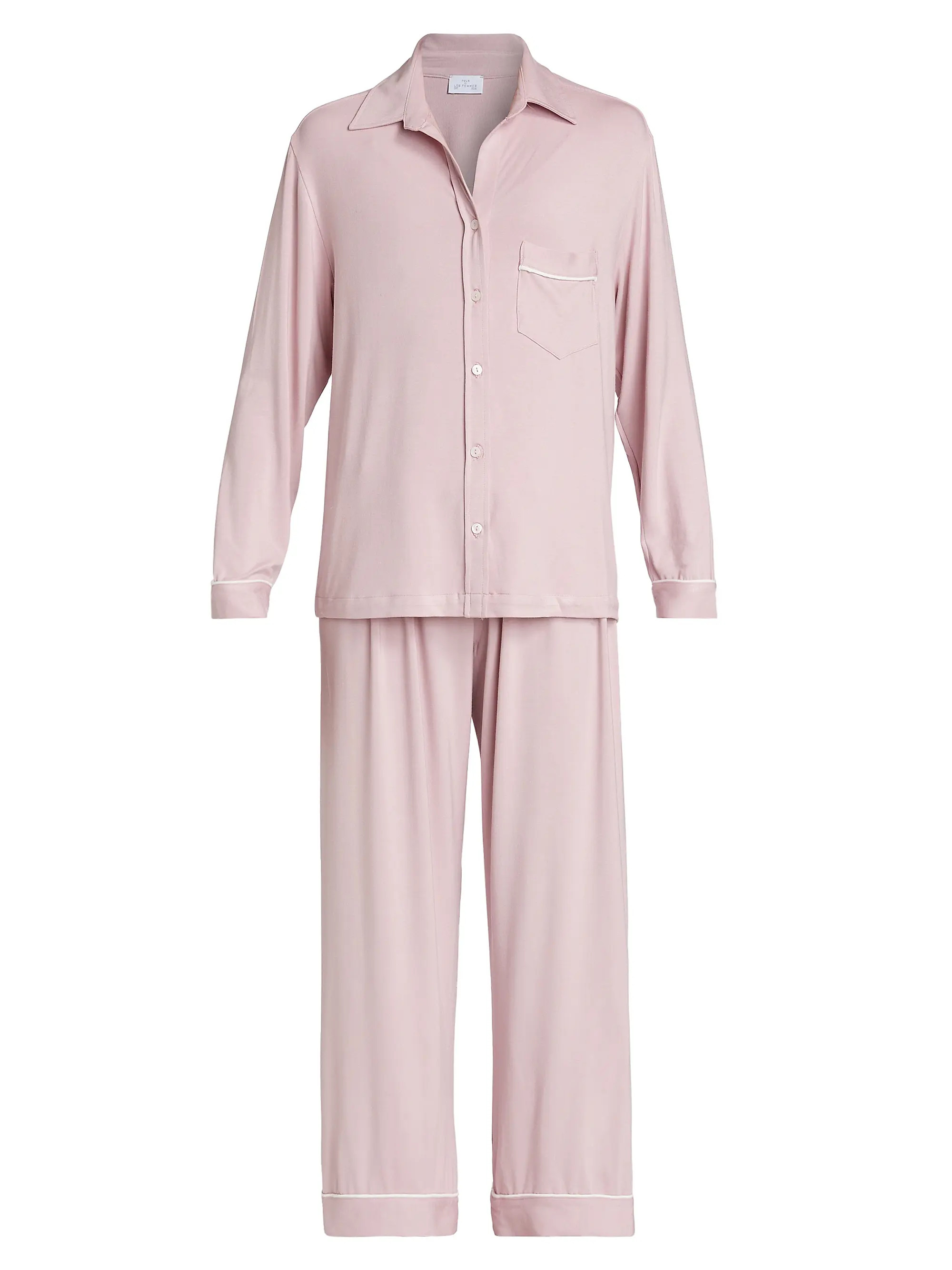 Pour Les Femmes Long-Sleeve Pajama Set | Saks Fifth Avenue | Saks Fifth Avenue