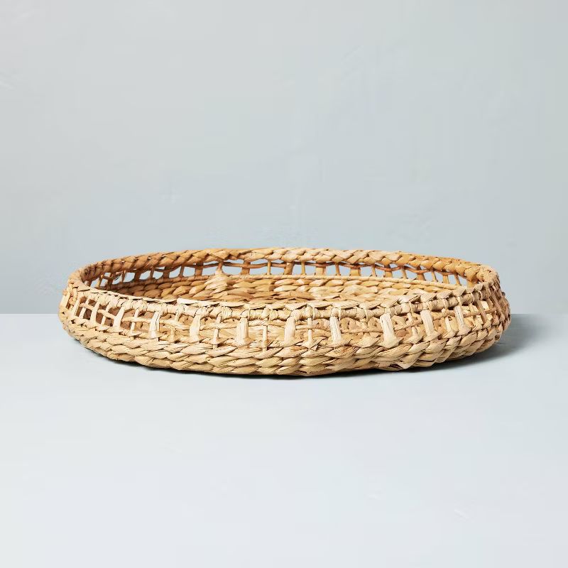 18" Woven Serve Tray - Hearth & Hand™ with Magnolia | Target