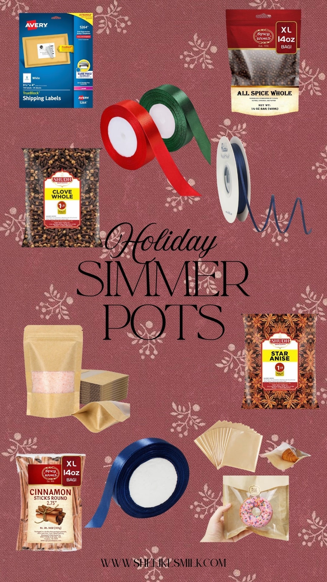 Holiday Simmer Pots - everything needed for making & gifting!🍂🎁 

#LTKSeasonal #LTKGiftGuide #LTKHoliday
