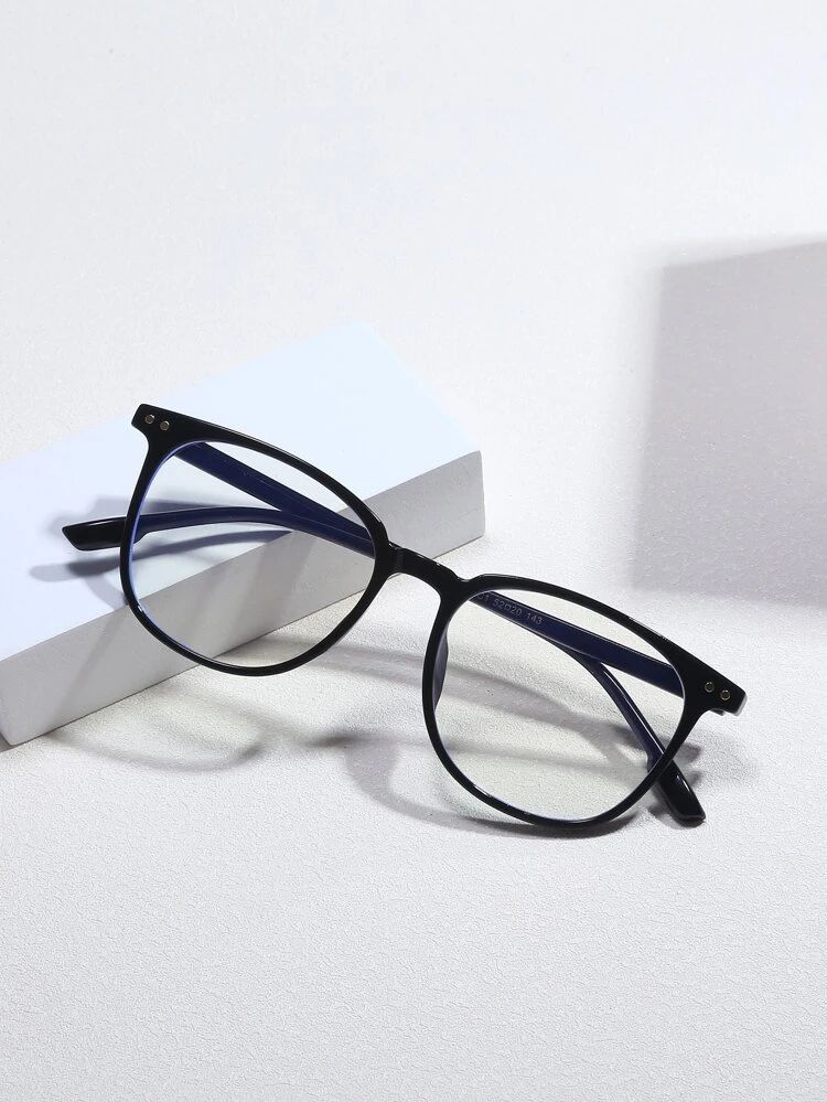 Acrylic Frame Anti-blue Light Glasses | SHEIN