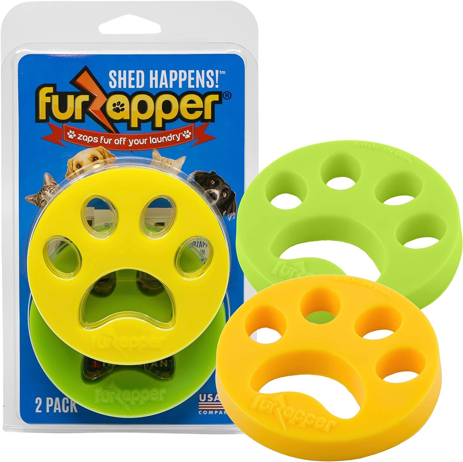 FurZapper Pet Hair Remover, 2 Count (Pack of 1) | Amazon (US)