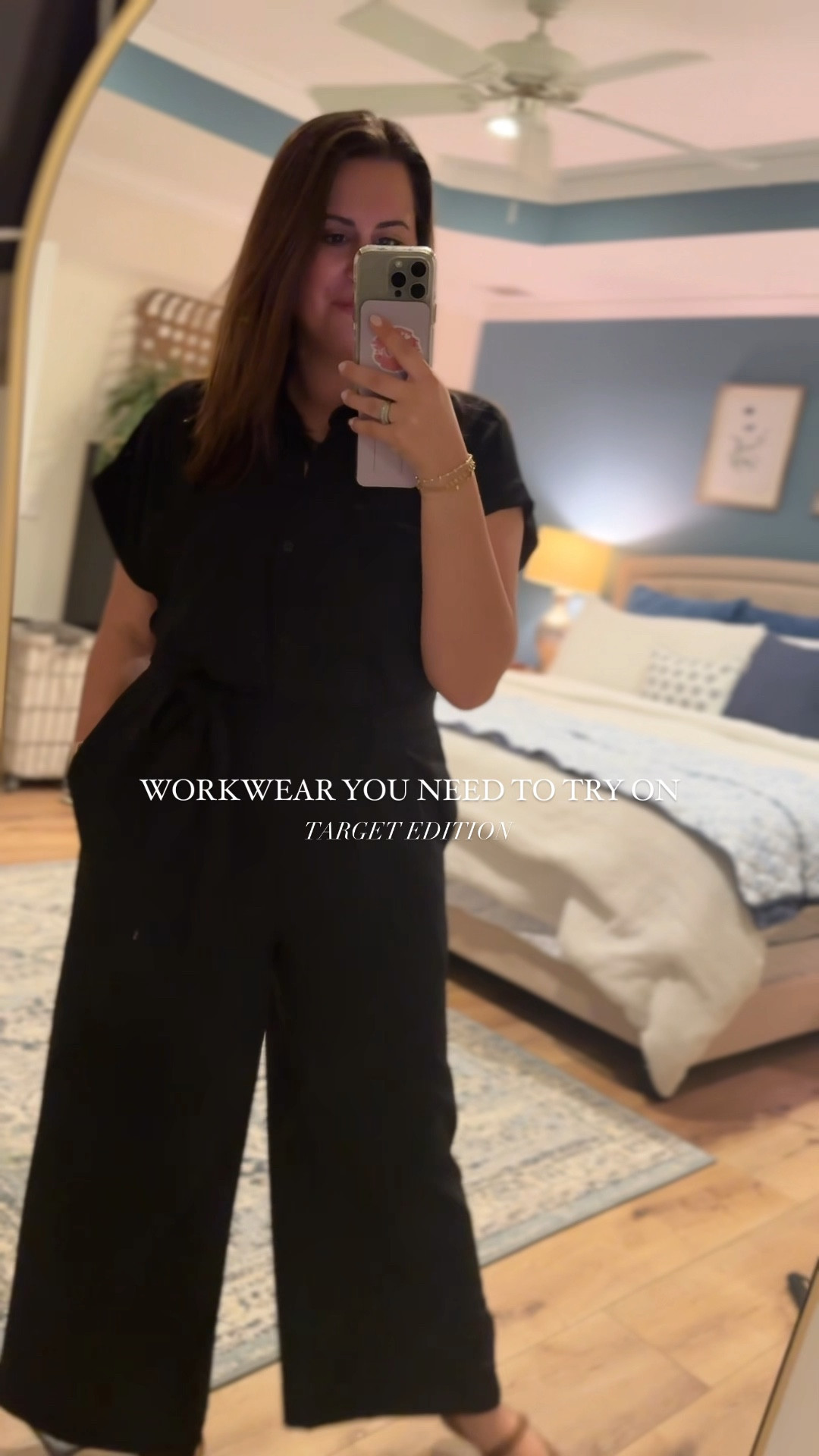 This jumpsuit from Target is going to be a spring staple. COMFORTABLE is an understatement. Looks so classy with gold jewelry  

#LTKWorkwear #LTKSeasonal #LTKStyleTip