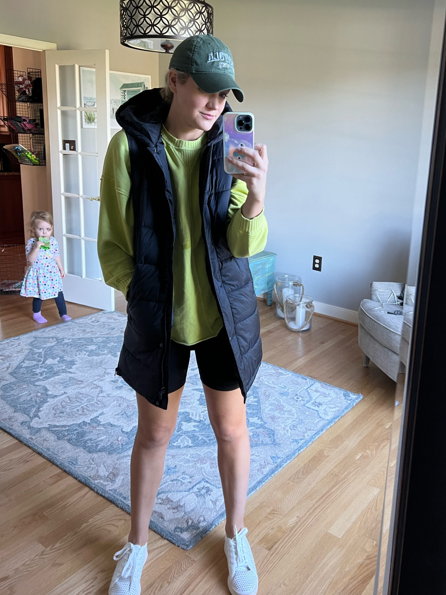 Great Walmart puffer vest! Wearing a small! 

#LTKSeasonal #LTKfamily #LTKunder50
