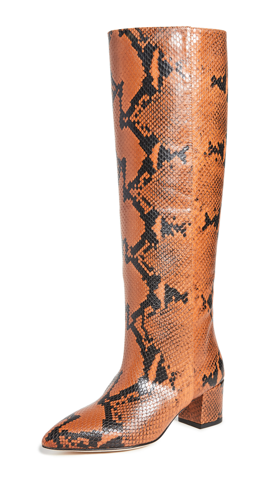 Paris Texas 50mm Python Print Boots | Shopbop