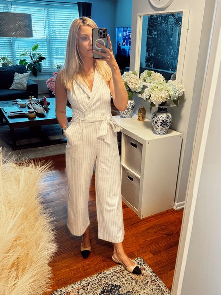 Memorial Day weekend outfit

Overt Occasion Jumpsuit (wearing it in size XS - I sized down!)
two-toned slingbacks ( size down half a size!)

white jumpsuit • office wear • classy pumps • Chanel inspired • internship outfit idea • summer date night outfit • Target style 

#LTKStyleTip #LTKFindsUnder50 #LTKSaleAlert