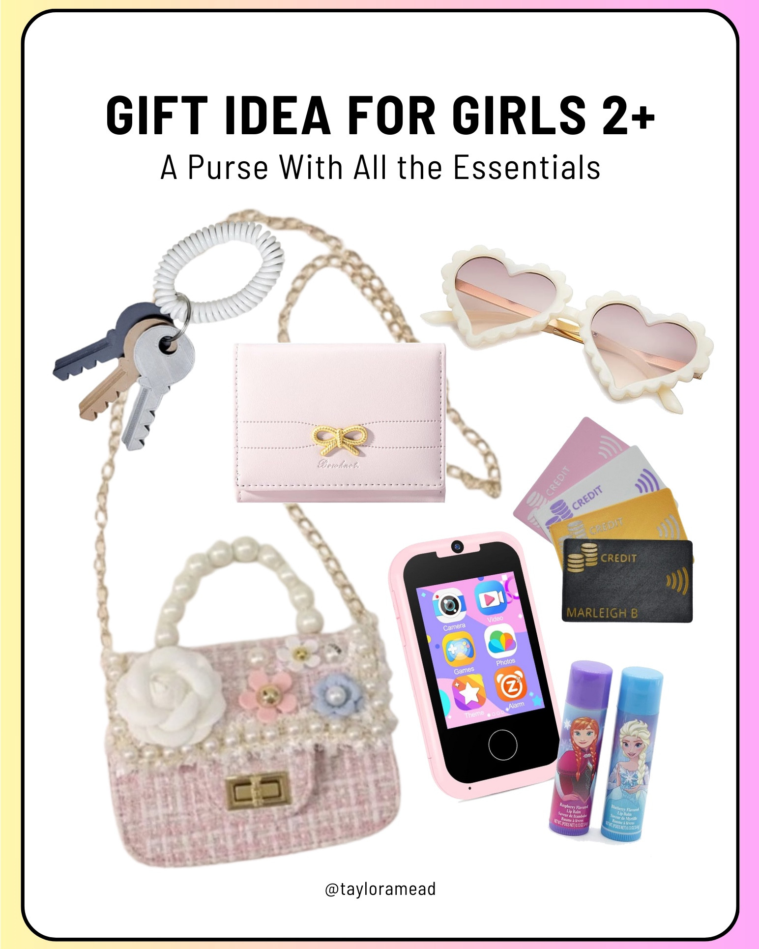 The sweetest gift for girls ages 2 and up: a purse full of all the “essentials.” 🩷 #giftideas #kidsgifts #giftsforgirls

#LTKBaby #LTKKids