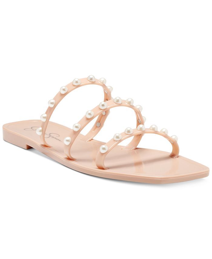 Jessica Simpson Women's Jullema Embellished Flat Sandals & Reviews - Sandals - Shoes - Macy's | Macys (US)