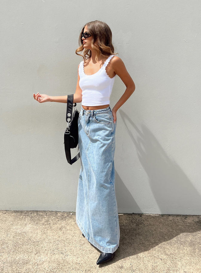 Lexcen Tank Top White | Princess Polly AU