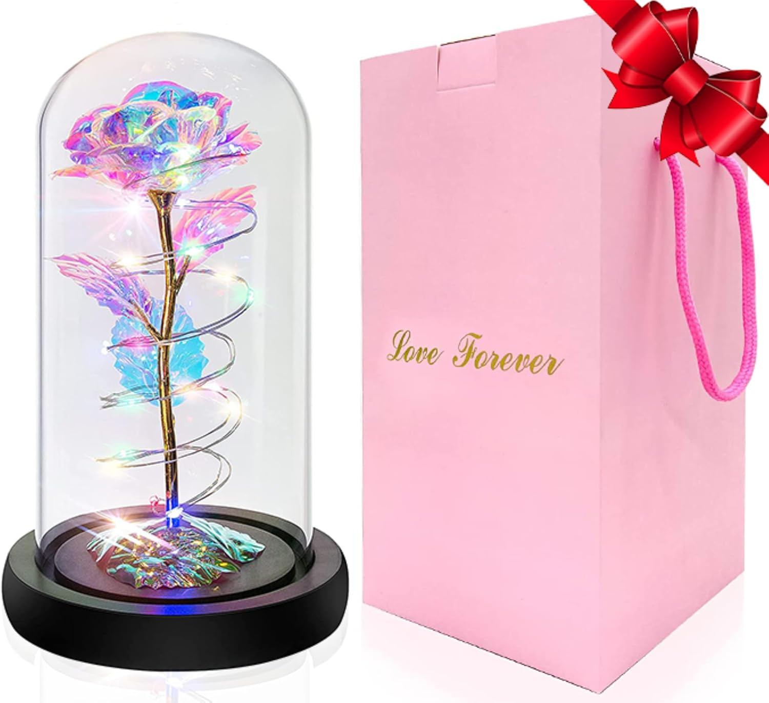 Valentines Day Gifts for Her Galaxy Rose Valentine Day Gifts for Women Valentines Gifts for Mom, ... | Amazon (US)