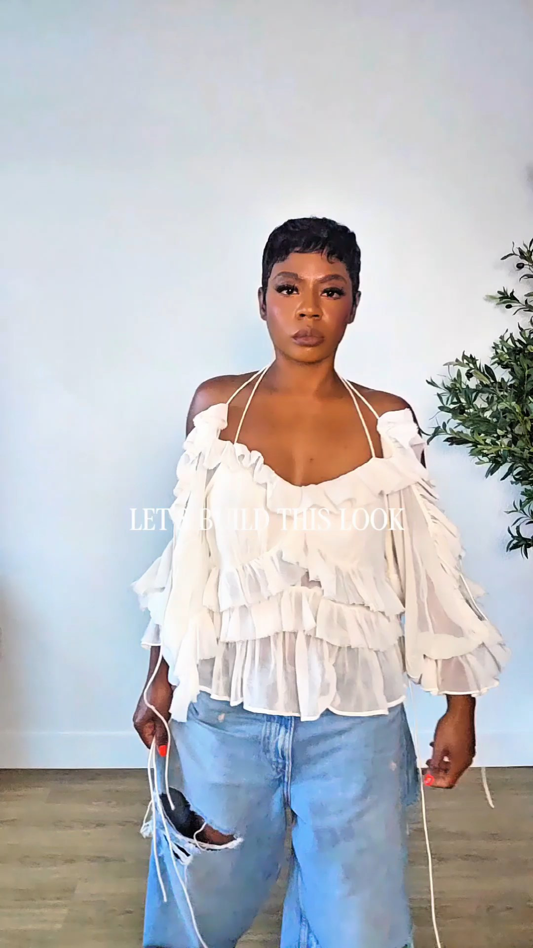 Effortless Summer Style: Ruffle Top + Baggy JeansSizingJeans: 4Top: SmallHeels:8

#LTKootd #LTKPetite #LTKgrwm