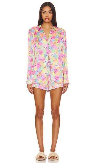 Early Riser Pj Set in Candy Crush Silky | Revolve Clothing (Global)