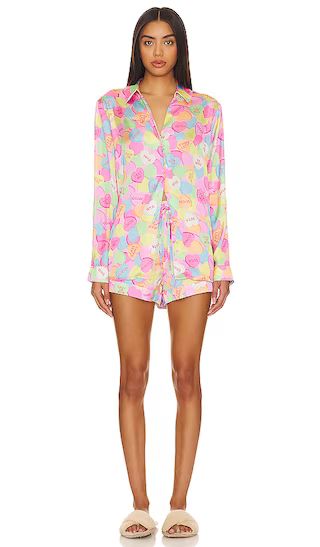 Early Riser Pj Set in Candy Crush Silky | Revolve Clothing (Global)