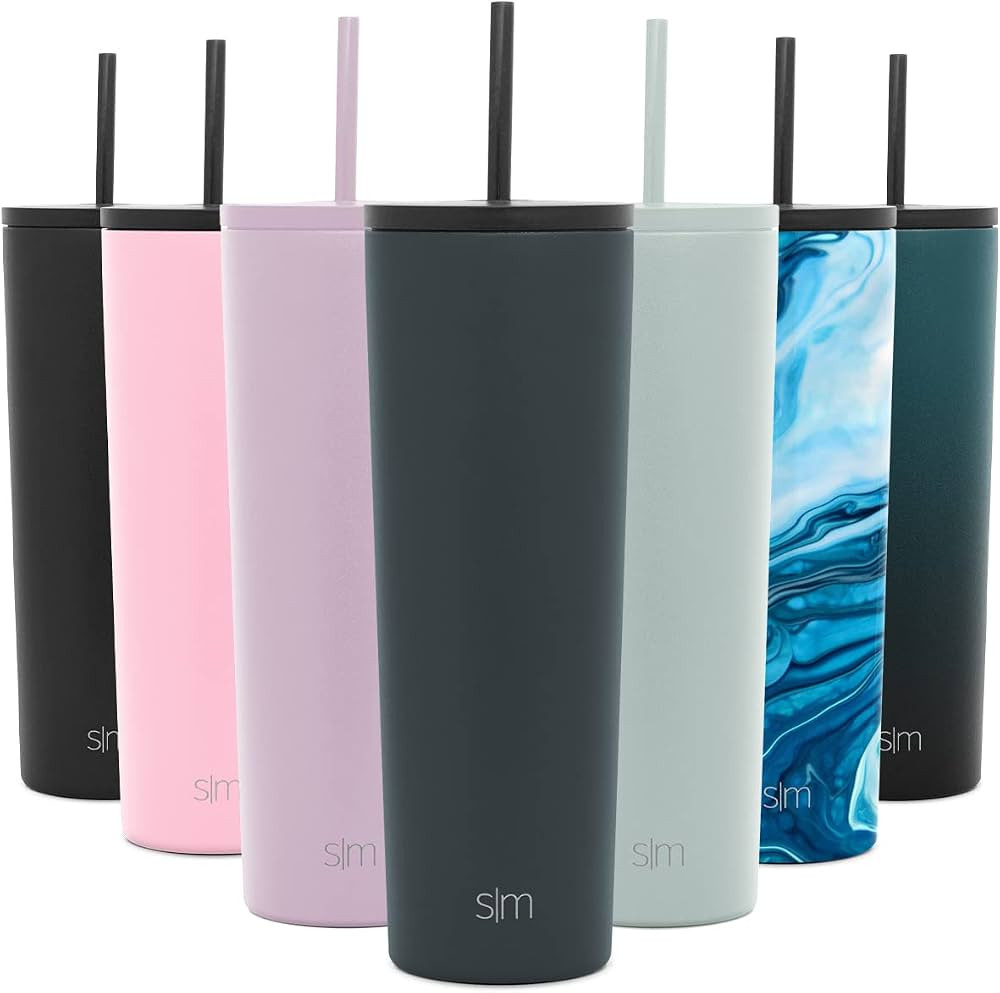 Simple Modern Insulated Tumbler Cup with Straw Lid and Flip Lid, Reusable Stainless Steel Water B... | Amazon (CA)