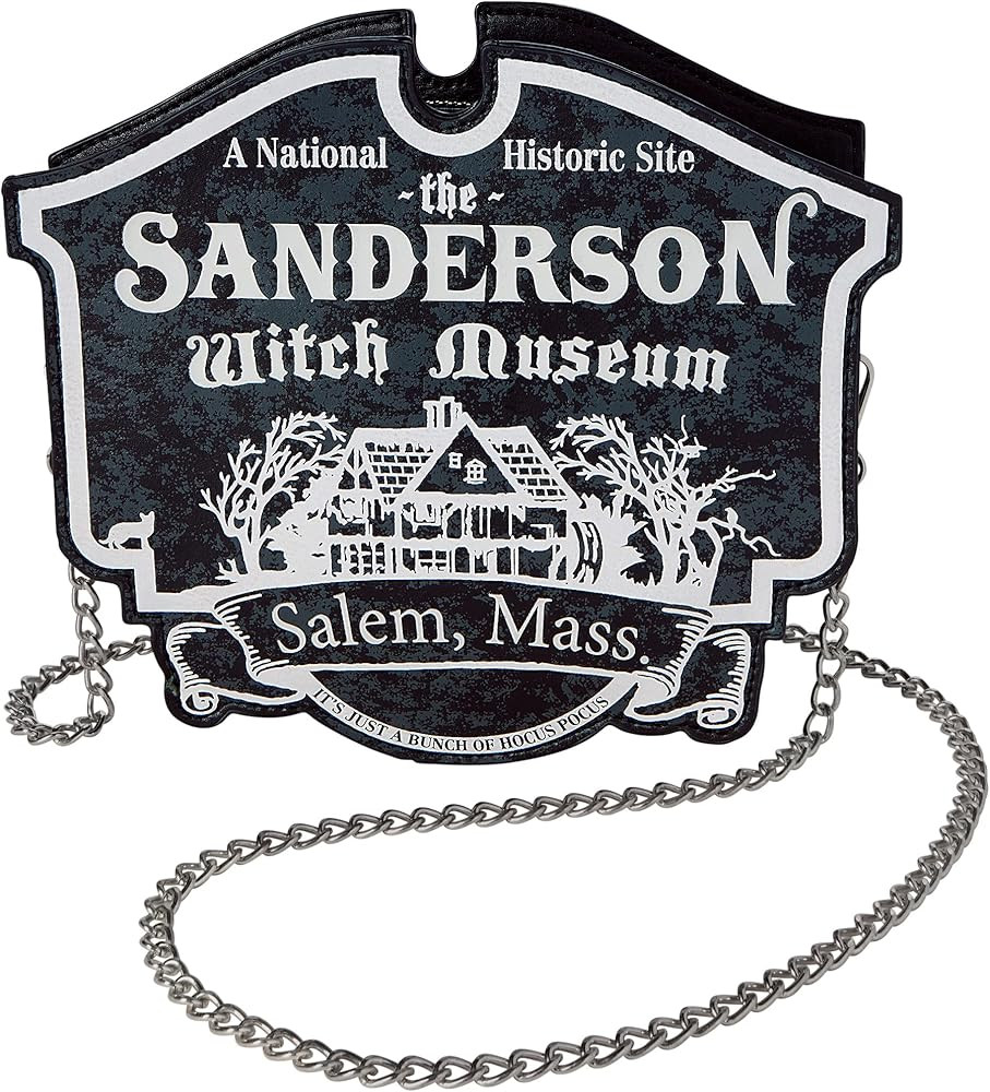 Spirit Halloween Hocus Pocus Sanderson Witch Museum Crossbody Bag | Officially Licensed | Disney ... | Amazon (US)