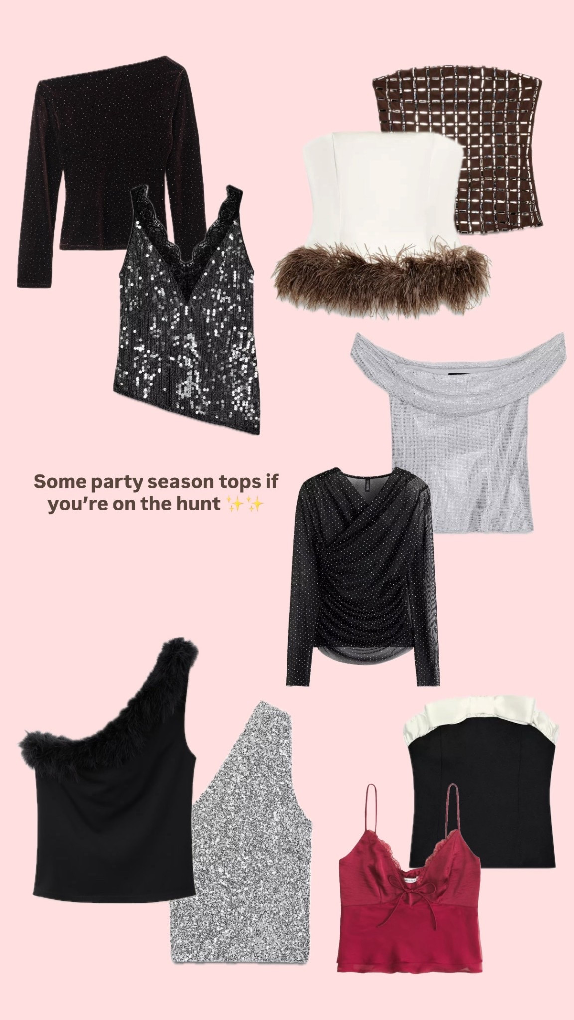 Some fun party season tops! 

#LTKwinter