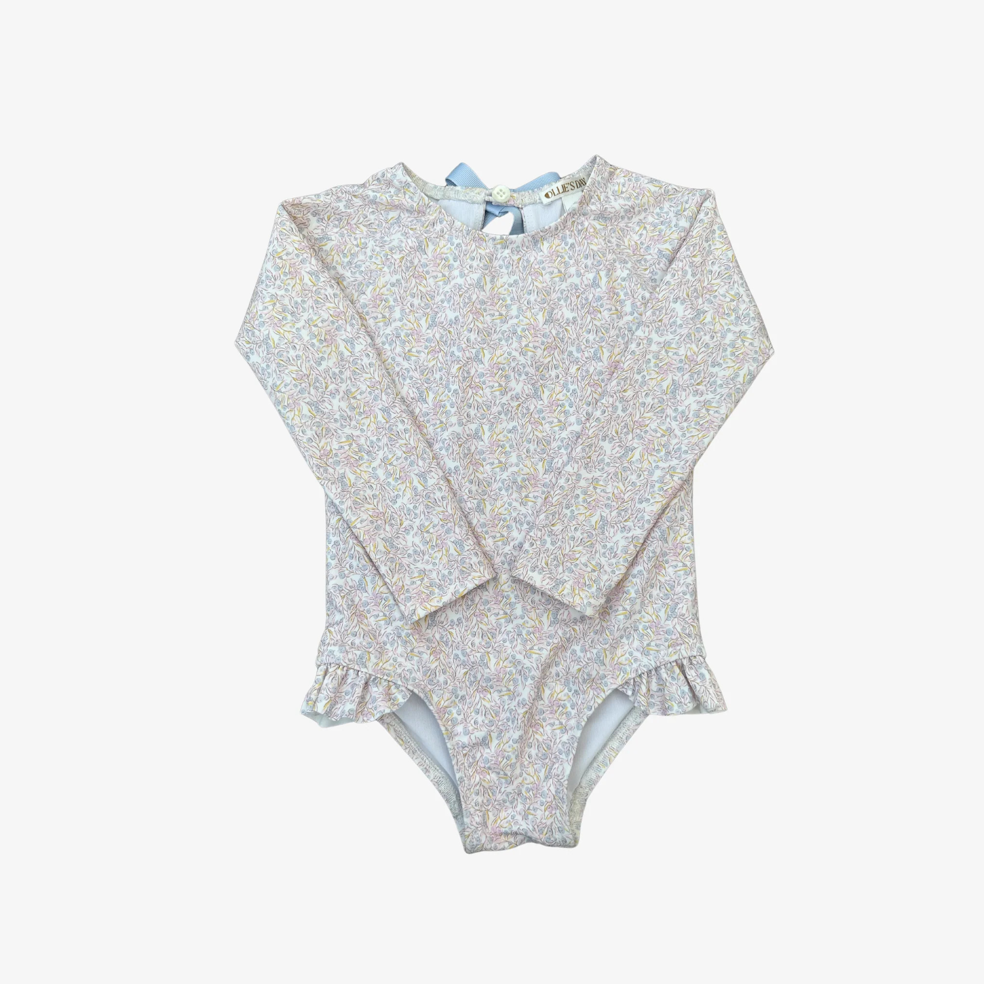 Laguna Rashguard - Multi Floral | Kid's Swimwear | Ollie's Day