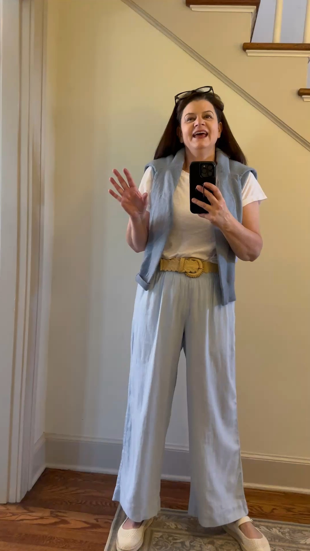 Dress them up or down but make these Old Navy linen blend pants part of your spring and summer wardrobe! For the price, they will be the hardest working pair of pants in your closet! I have styled them with sweaters or now and just tees or short sleeve tops for later  

#LTKWorkwear #LTKSaleAlert #LTKSeasonal