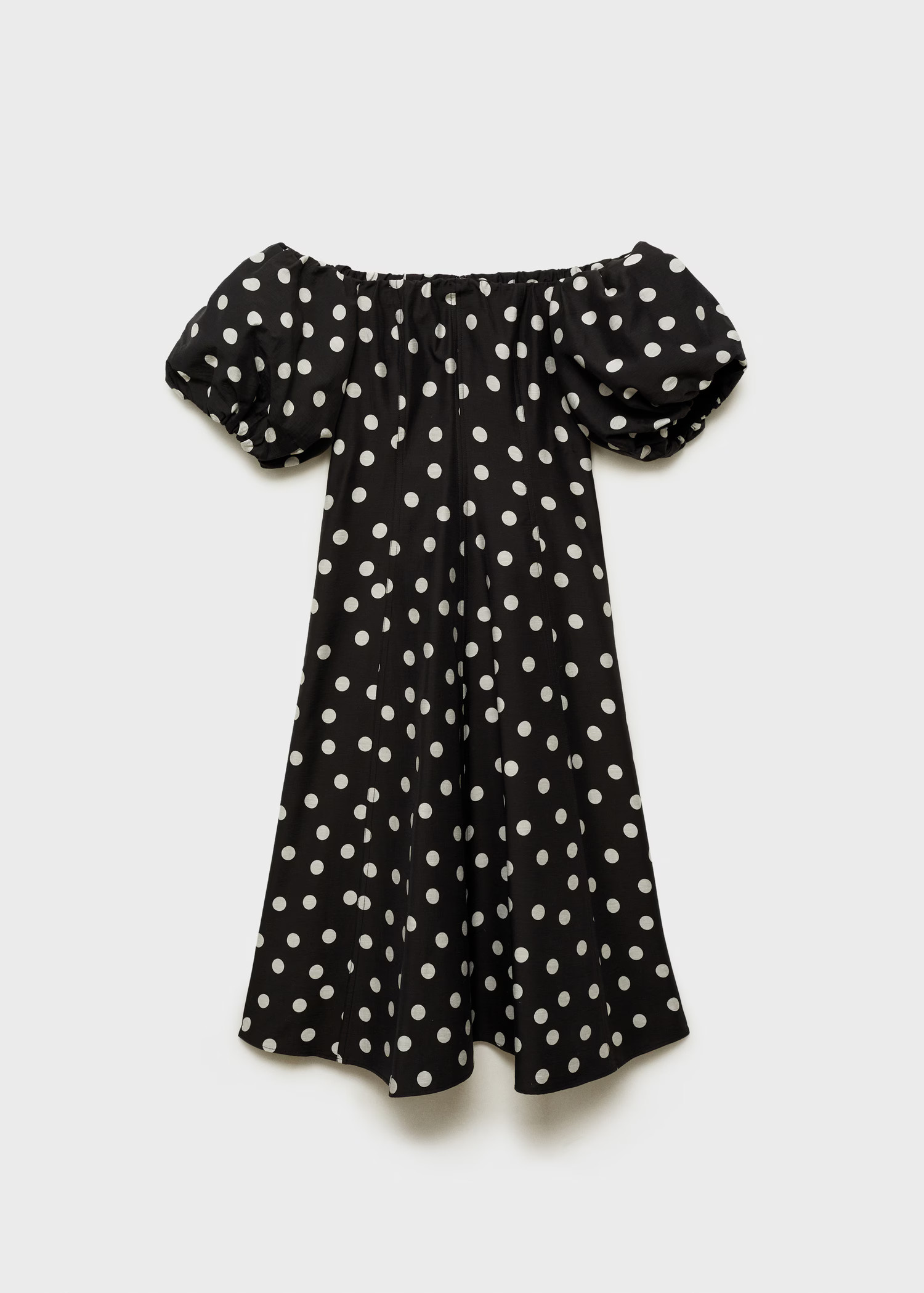 Strapless polka dot dress | Mango (US/MX/AU)