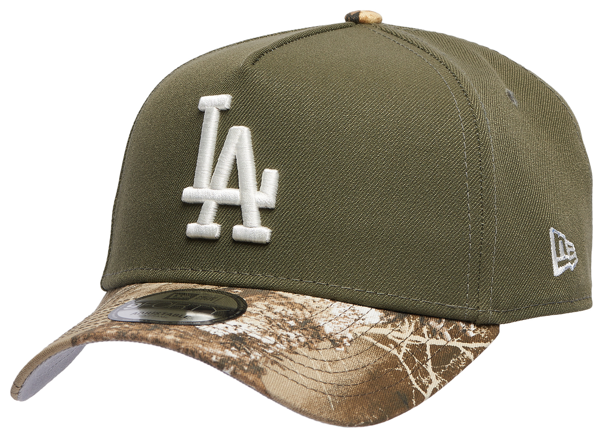 New Era Dodgers 9Forty Olive RealTree A-Frame Cap | Champs Sports