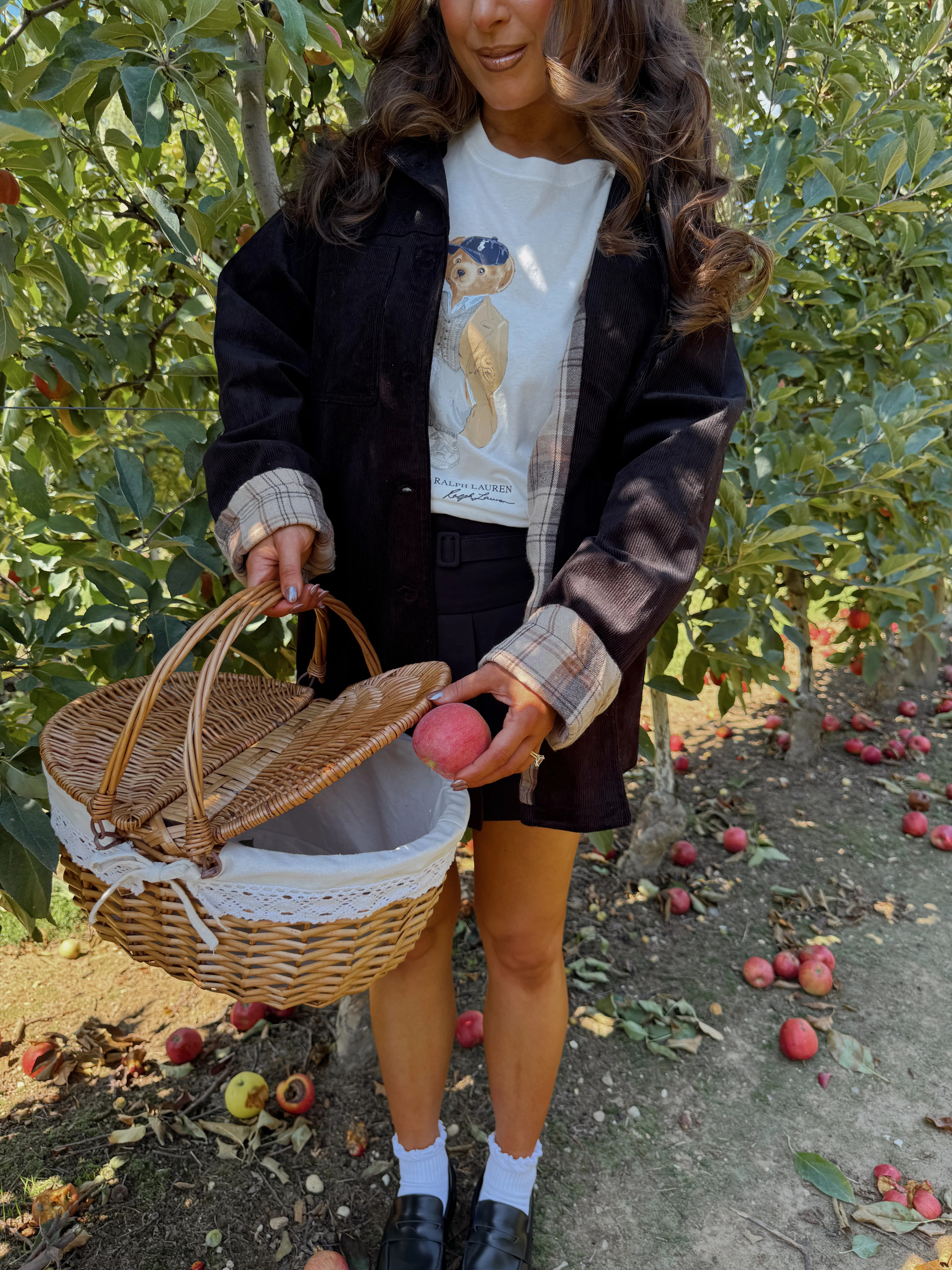 Orchard Black Corded Barn Jacket | Shop Your Darling Style