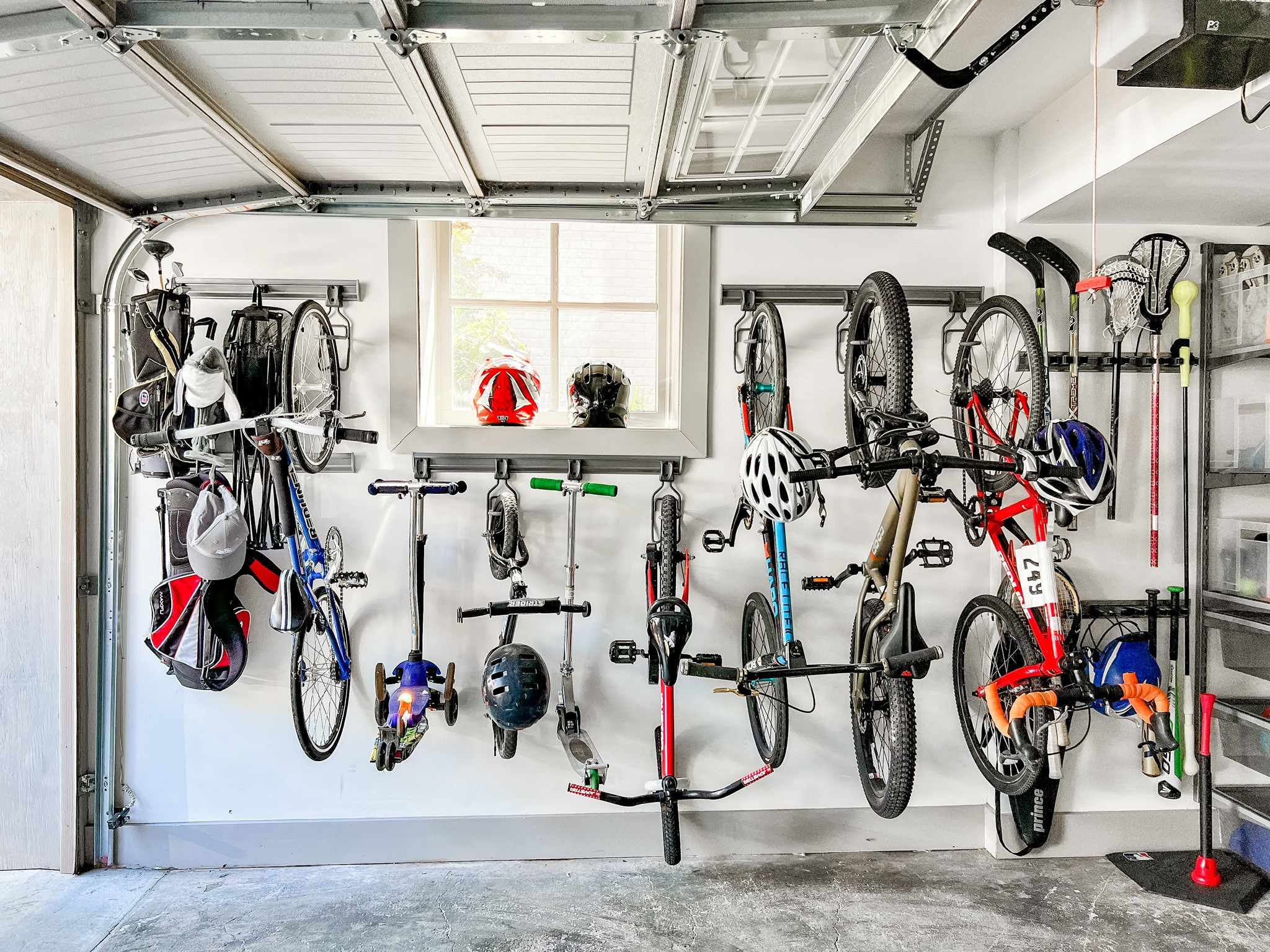 family bike/scooter rides are going to be so much easier with this new system we installed 😄🚲

#LTKhome #LTKfamily