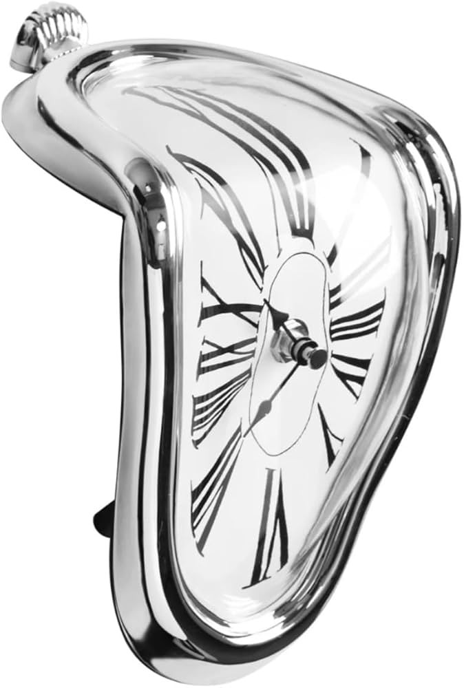 Creative Dali Watch Melting Clock Surrealistic Table Shelf Desk Fashion Melted Clock Salvador Dal... | Amazon (US)