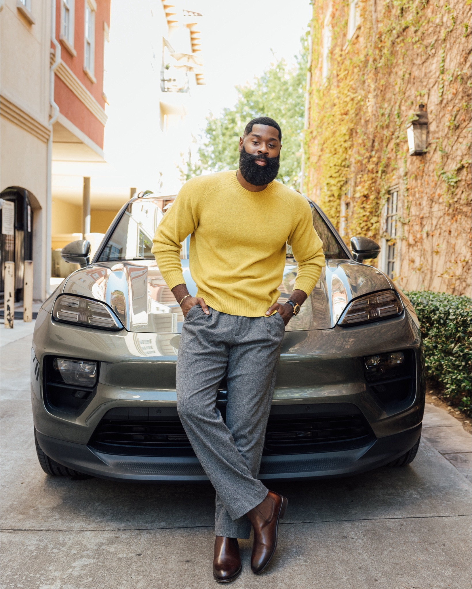 Chasing autumn vibes and horsepower 🍁 Casual Fridays done right. Mustard mood, Porsche dreams. #MustardSeason #FallFlex #porsche #luxury #uniqlo

#LTKMens #LTKSeasonal #LTKStyleTip